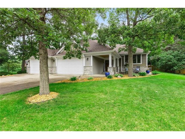 The home from the side yard