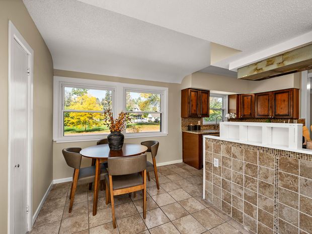 Dining area off the kitchen