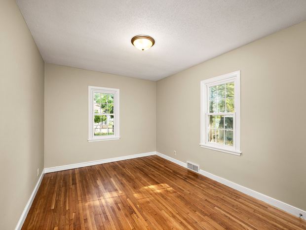 A second main level bedroom