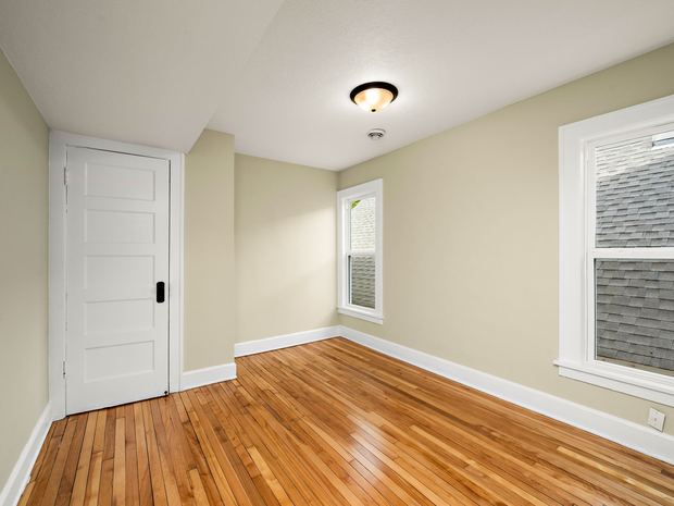 A second upper unit bedroom