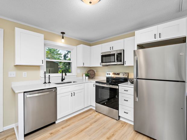 Kitchen with all new appliances