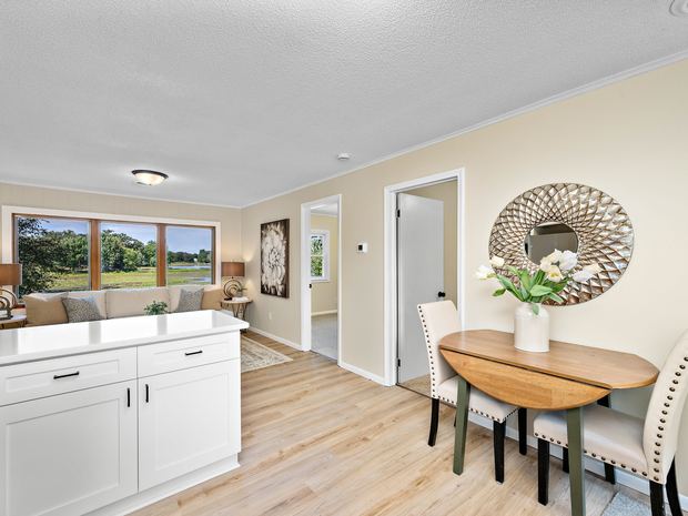 Dining area off the kitchen