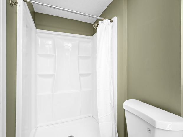 The tub and shower